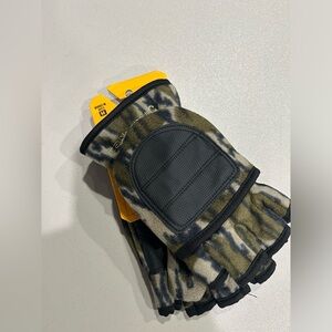 Carhartt Men's Medium Flip It Mitten Gloves Fleece Camo Camouflage NWT